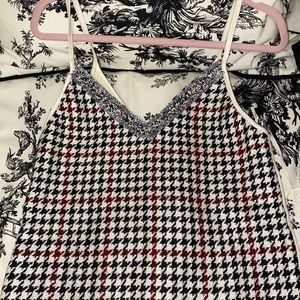 Women’s Zara Tweed/Suede Tank